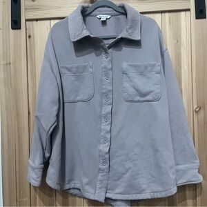 Athleta Retroplush Shirt Jacket